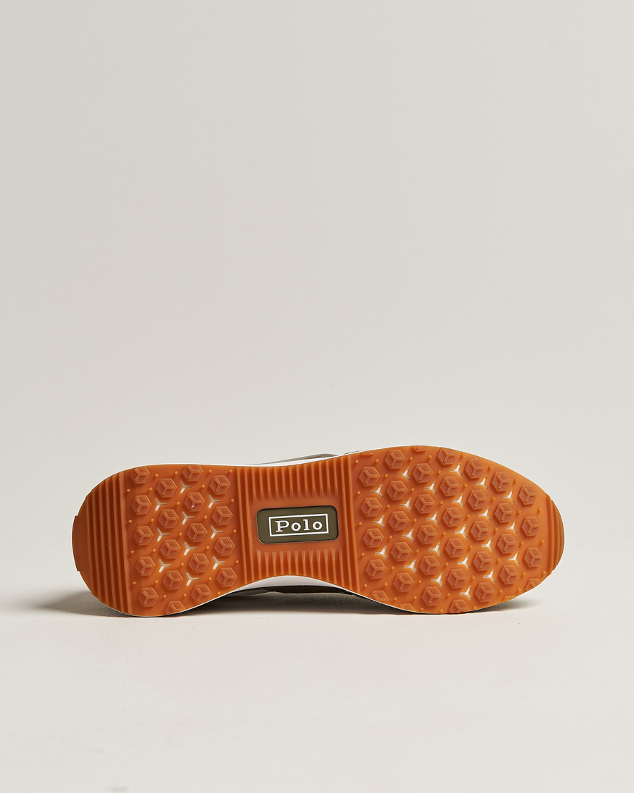 Herre | Polo Ralph Lauren Train 89 Running Sneaker White/Olive | Polo Ralph Lauren | Train 89 Running Sneaker White/Olive