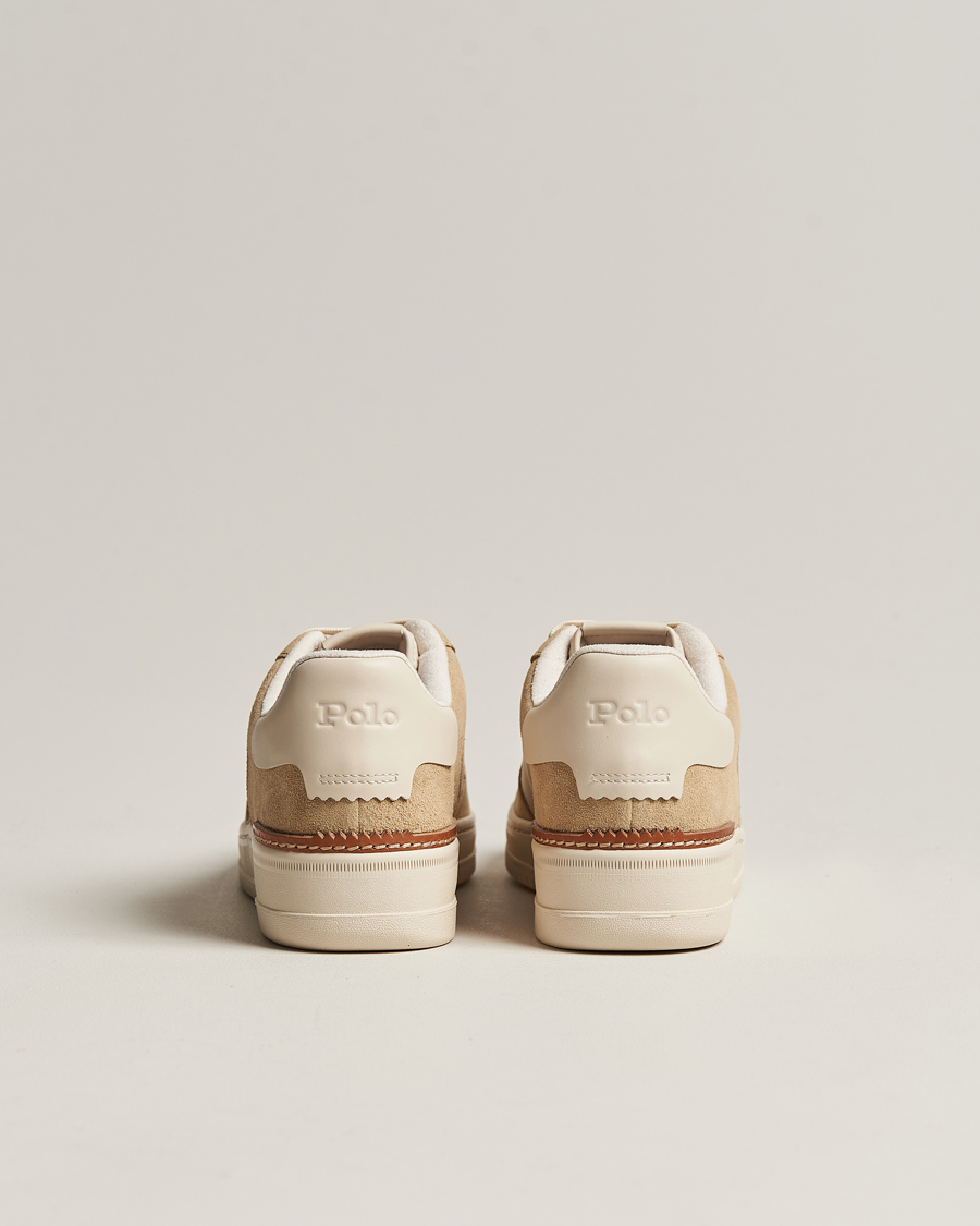 Herre | Polo Ralph Lauren Masters Court Suede Sneaker Bone/Ecru | Polo Ralph Lauren | Masters Court Suede Sneaker Bone/Ecru