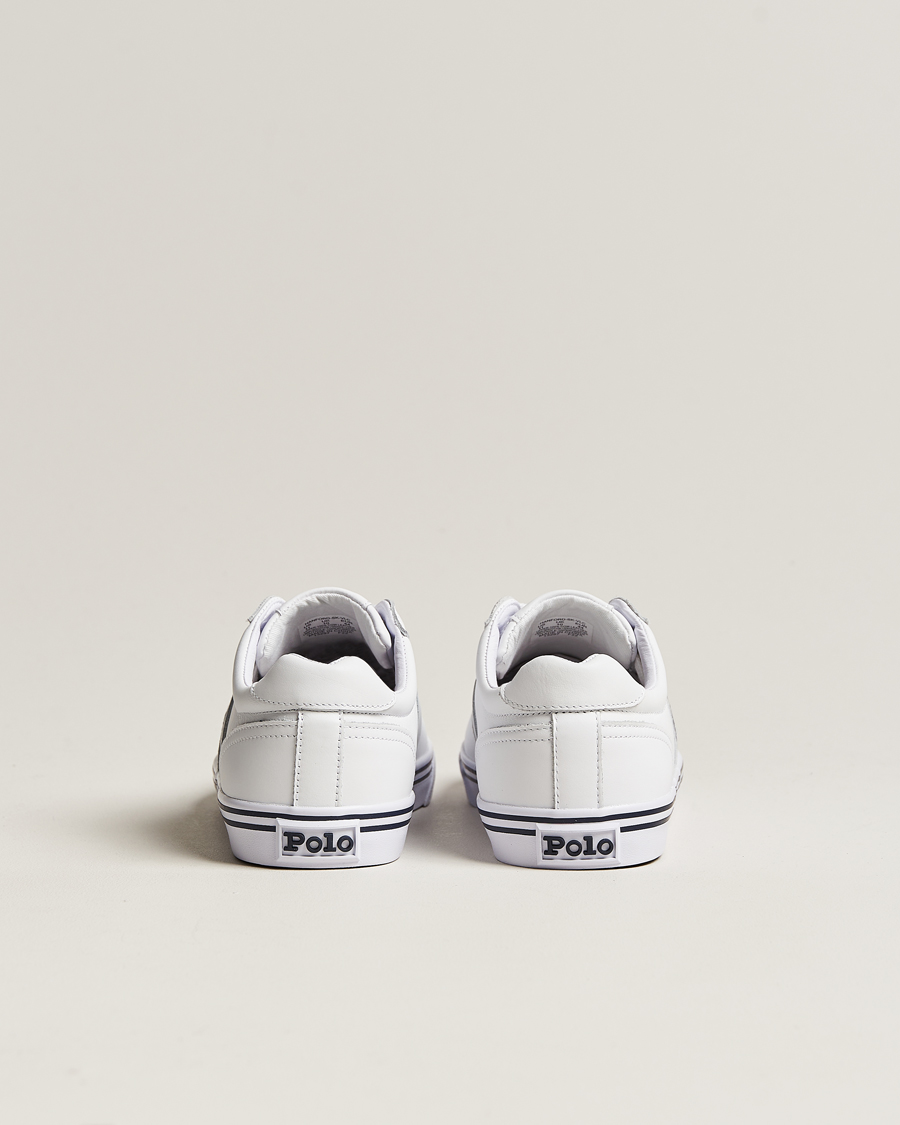 Herre | Polo Ralph Lauren Hanford Leather Sneaker Ceramic White | Polo Ralph Lauren | Hanford Leather Sneaker Ceramic White