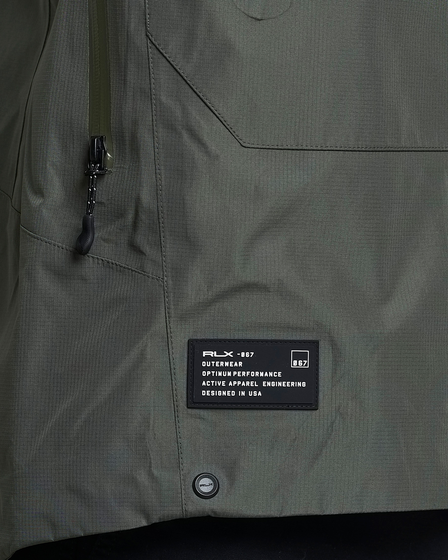 Herre | Jakker | RLX Ralph Lauren | Patrol Lined Windbreaker Fossil Green