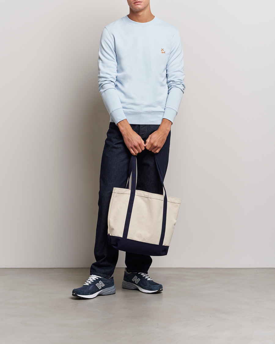 Herre | Gensere | Maison Kitsuné | Chillax Crew Neck Sweatshirt Sky Blue