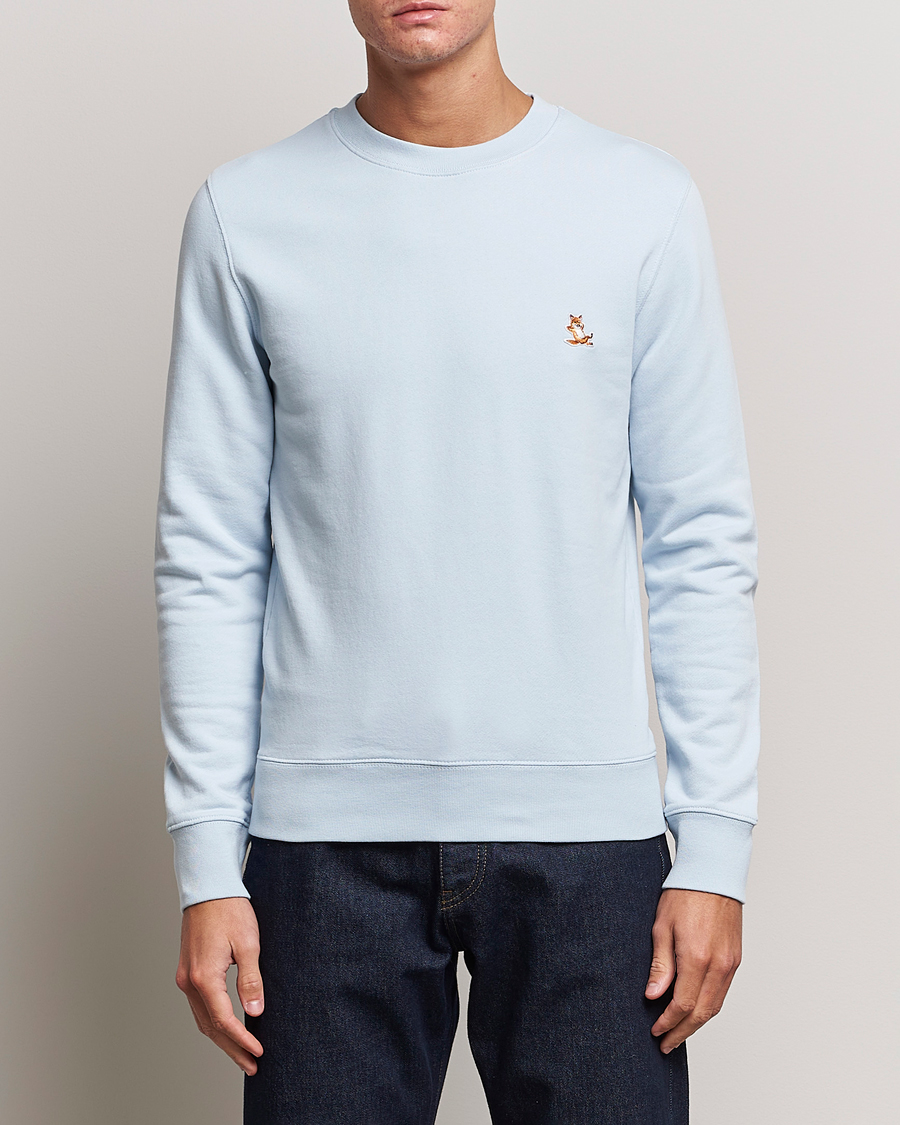 Herre | Klær | Maison Kitsuné | Chillax Crew Neck Sweatshirt Sky Blue