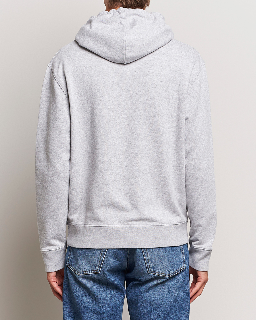 Herre | Gensere | Maison Kitsuné | Dressed Fox Hoodie Light Grey Melange