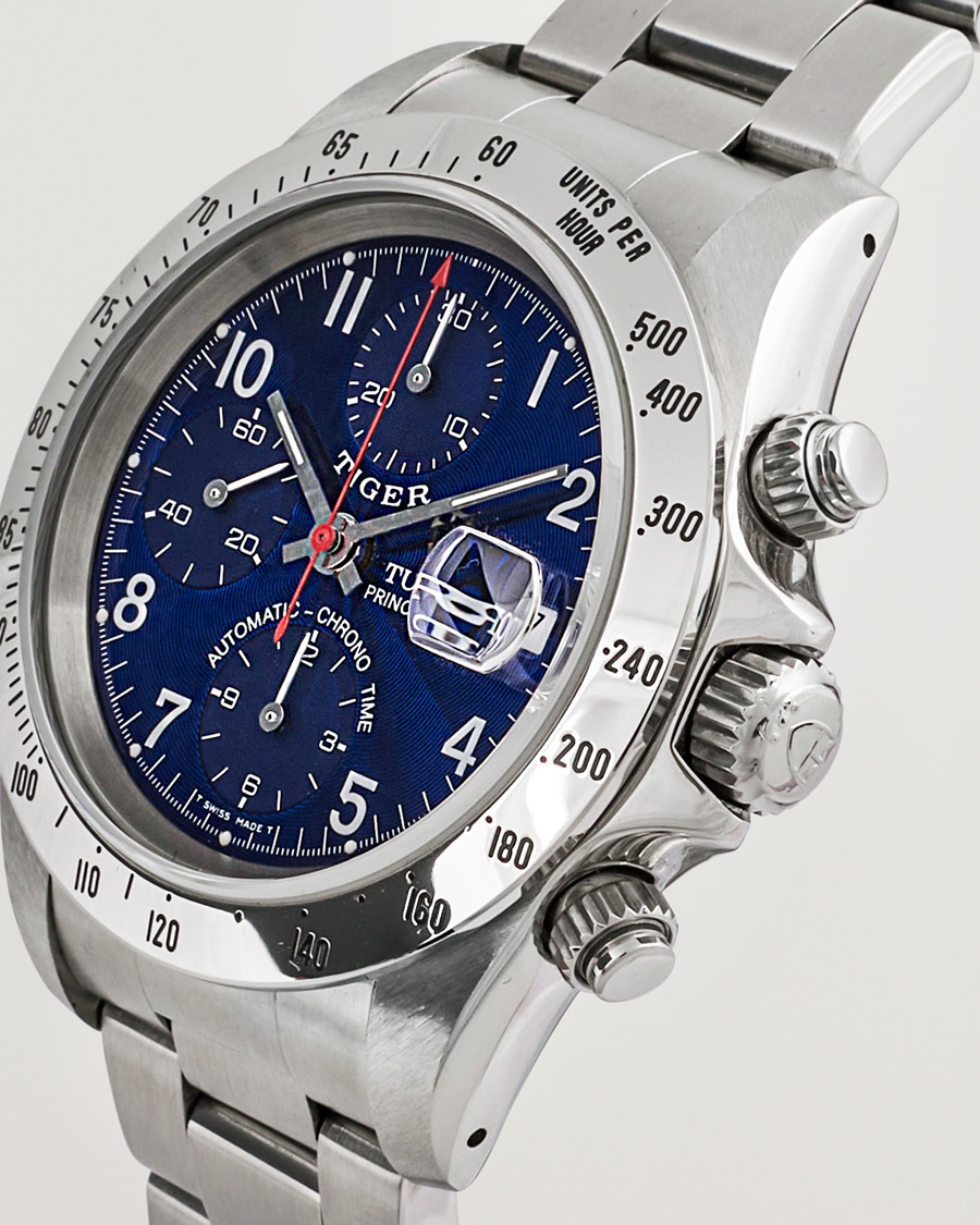 Herre | Pre-Owned & Vintage Watches | Tudor Pre-Owned | Tiger Prince Date Chronograph 72980 Steel Blue