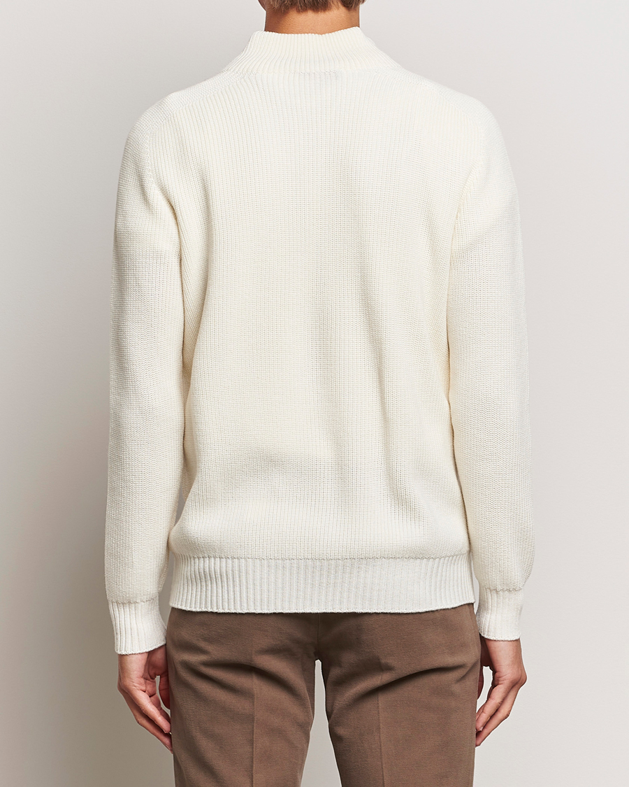 Herre | Gensere | Gran Sasso | Rainwool Half Zip White