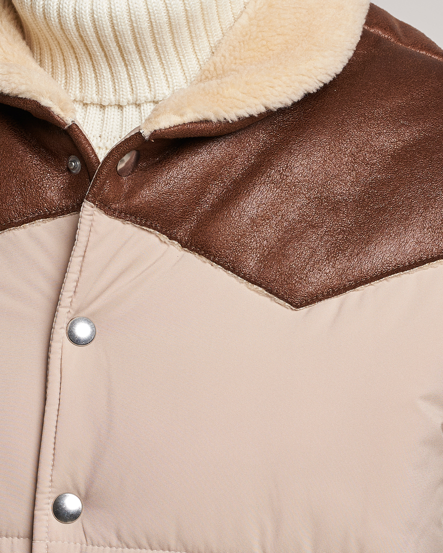 Herre | Jakker | Gran Sasso | Aspen Padded Vest Beige/Brown