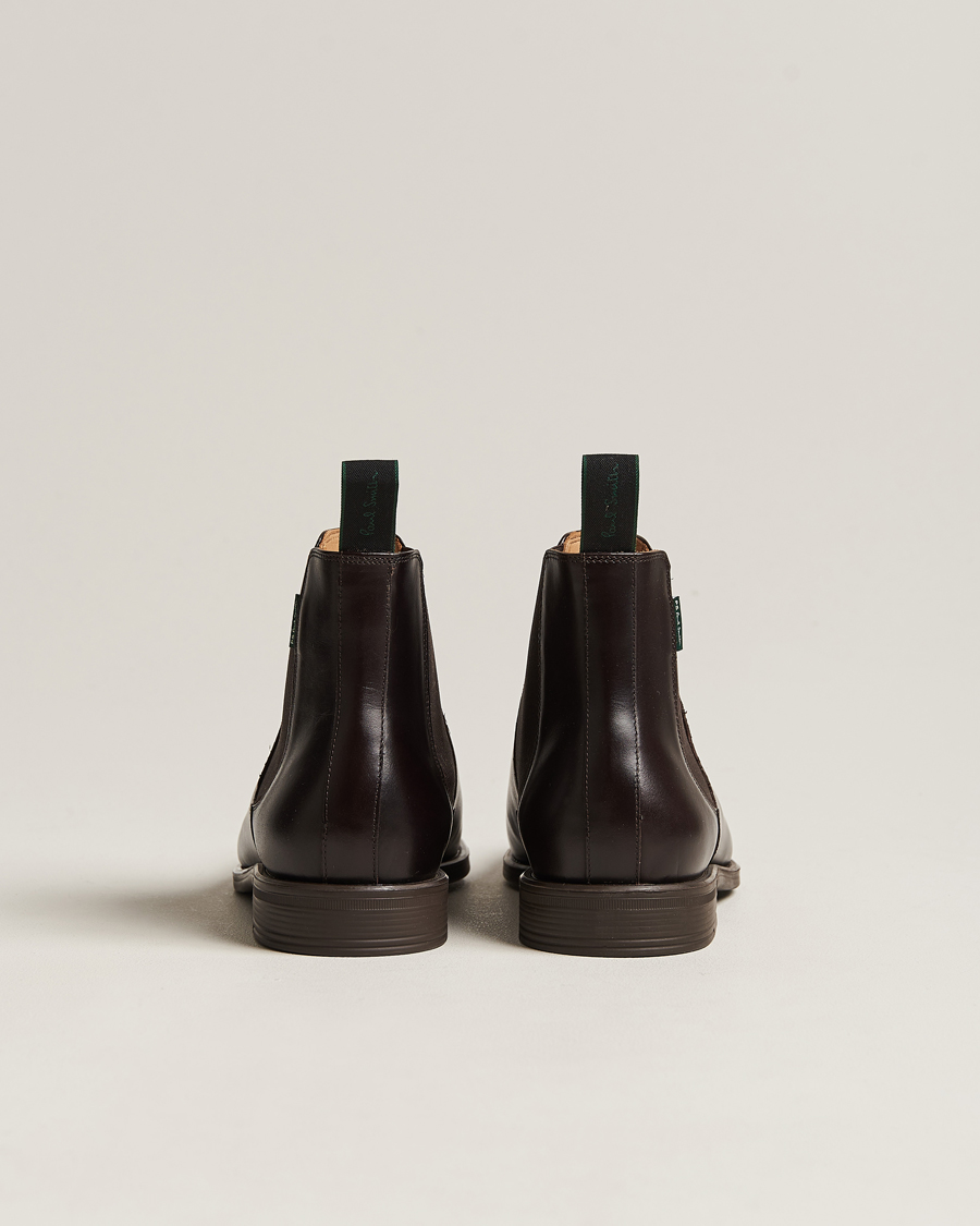 Herre | PS Paul Smith Cedric Leather Chelsea Boot Dark Brown | PS Paul Smith | Cedric Leather Chelsea Boot Dark Brown
