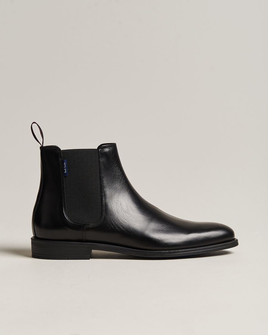 Herre | PS Paul Smith Cedric Leather Chelsea Boot Black | PS Paul Smith | Cedric Leather Chelsea Boot Black