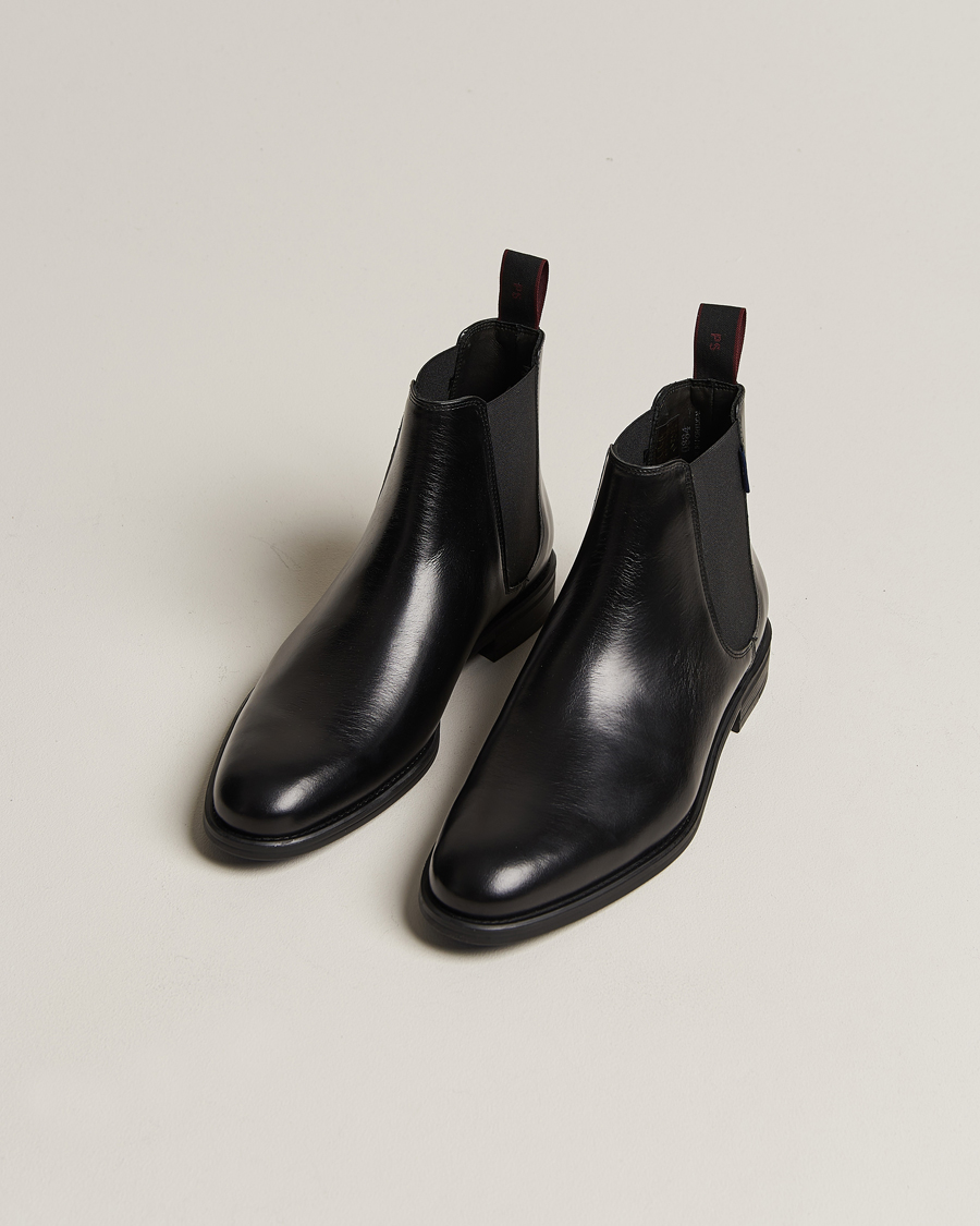 Herre | PS Paul Smith Cedric Leather Chelsea Boot Black | PS Paul Smith | Cedric Leather Chelsea Boot Black