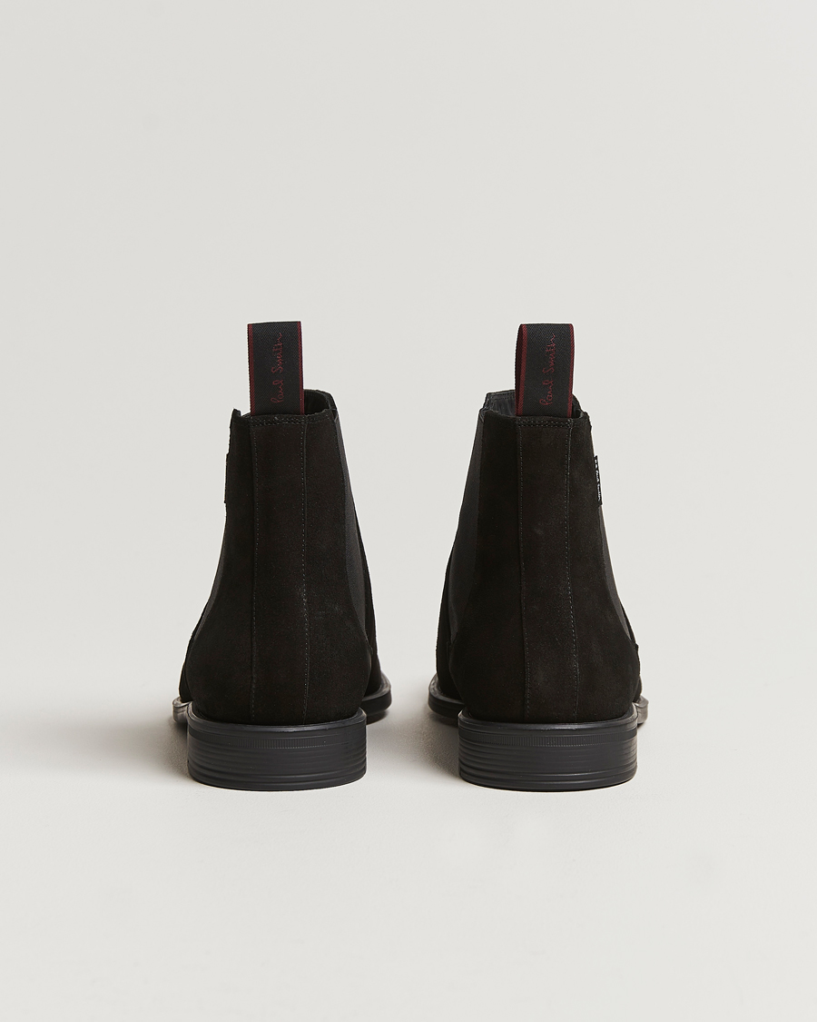 Herre | PS Paul Smith Cedric Suede Chelsea Boot Black | PS Paul Smith | Cedric Suede Chelsea Boot Black