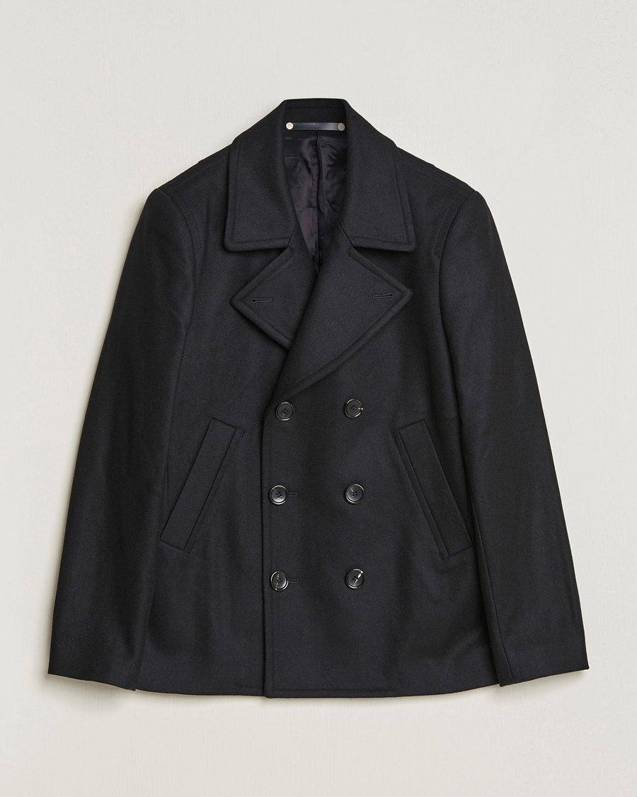 Herre | Jakker | PS Paul Smith | Wool Peacoat Black