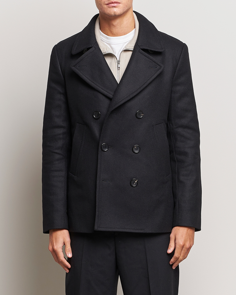 Herre | Jakker | PS Paul Smith | Wool Peacoat Black