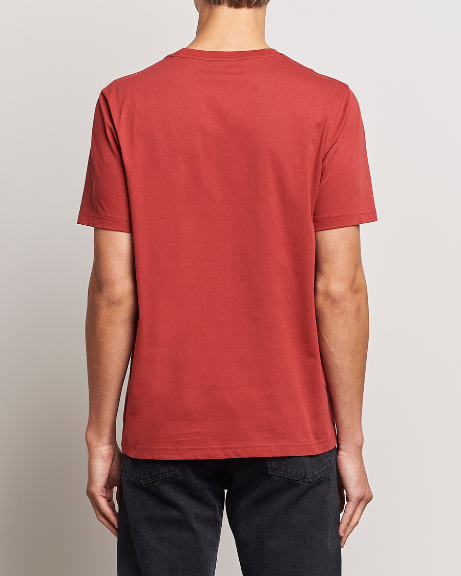 Herre | T-Shirts | PS Paul Smith | Organic Cotton Zebra T-Shirt Dark Red