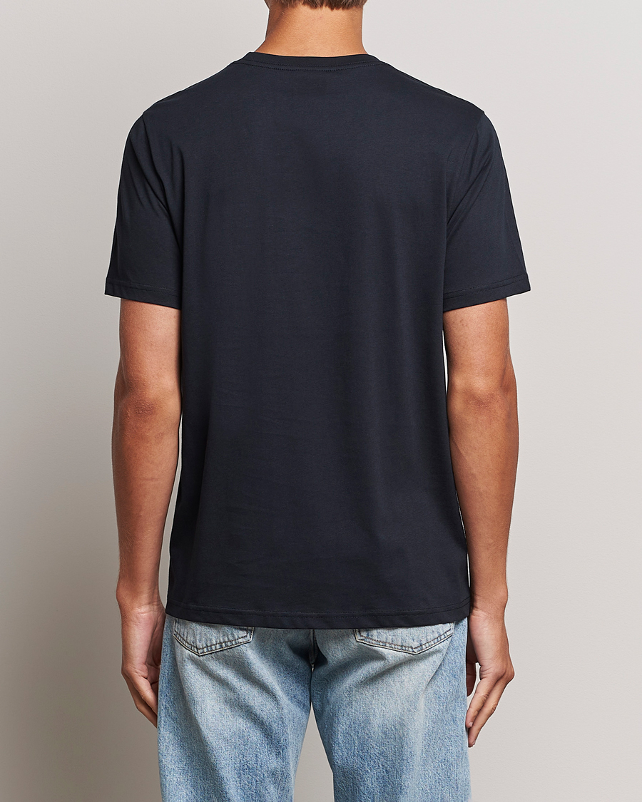 Herre | T-Shirts | PS Paul Smith | Zebra Card Crew Neck T-Shirt Navy