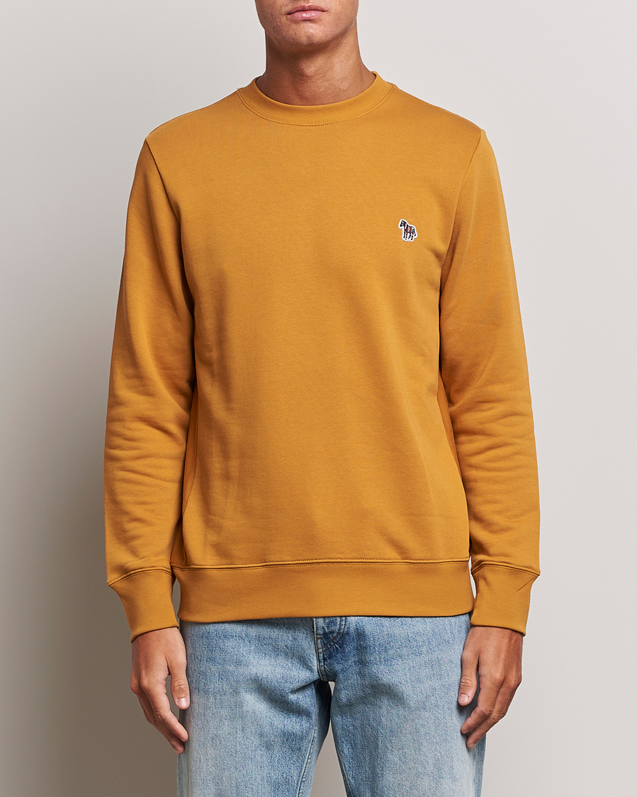 Herre |  | PS Paul Smith | Organic Cotton Zebra Sweatshirt Yellow
