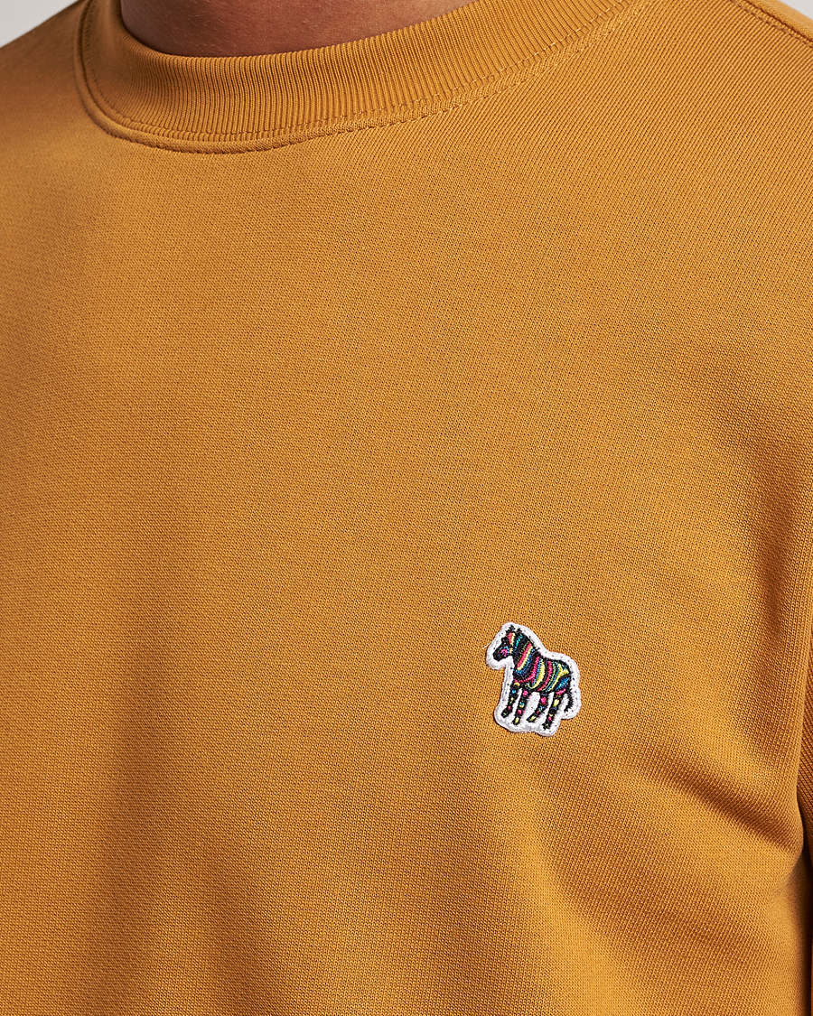 Herre | Gensere | PS Paul Smith | Organic Cotton Zebra Sweatshirt Yellow