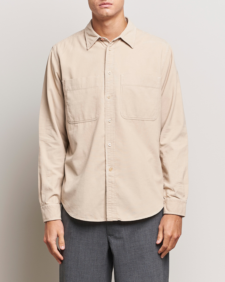 Herre | Paul Smith | PS Paul Smith | Cotton Pocket Casual Shirt Beige