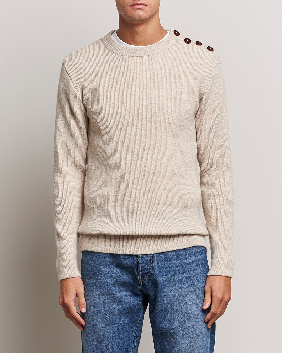 Herre |  | Armor-lux | Pull Marin Wool Sweater Nature