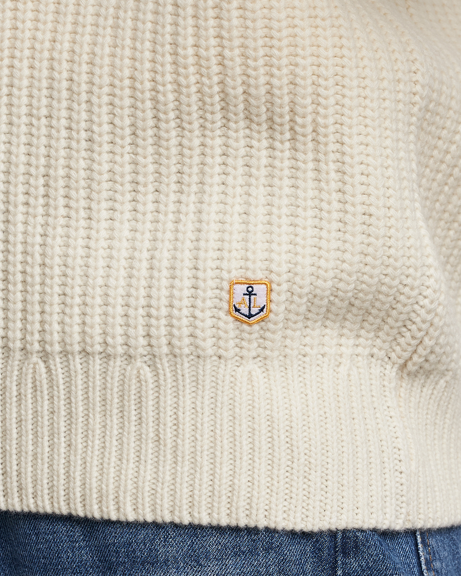 Herre | Gensere | Armor-lux | Pull Camionneur Wool Half Zip Nature