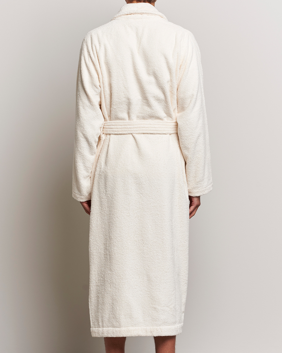 Herre | Pyjamaser og badekåper | Tekla | Organic Terry Bathrobe Ivory