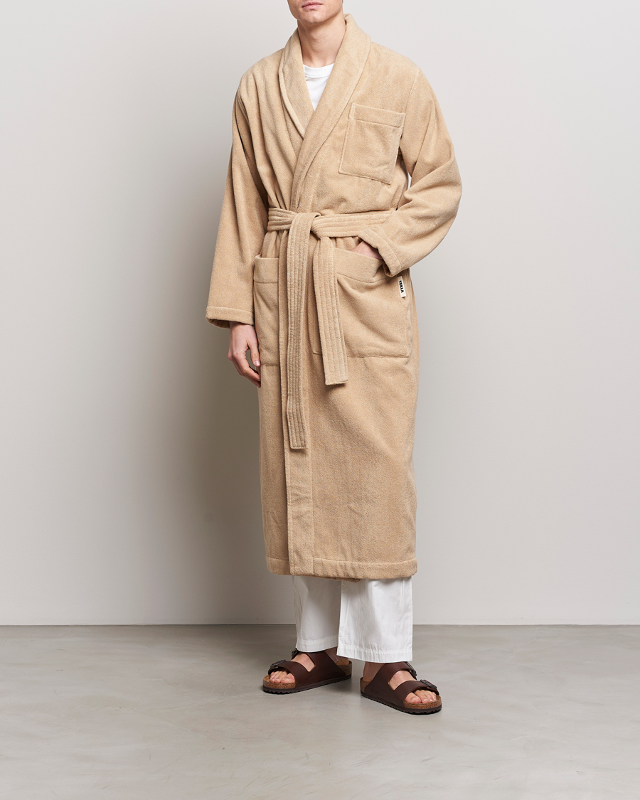 Herre | Pyjamaser og badekåper | Tekla | Organic Terry Bathrobe Sienna