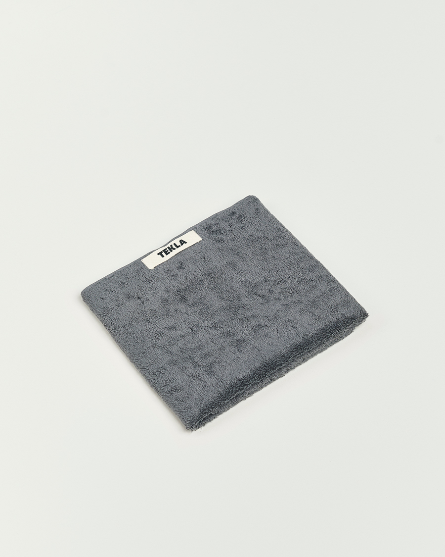 Herre |  | Tekla | Organic Terry Hand Towel Charcoal Grey
