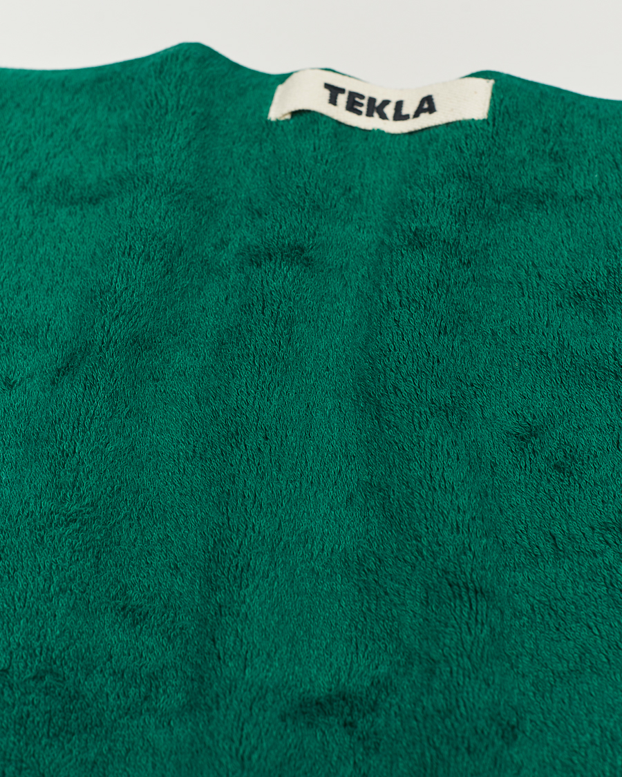Herre | Tekstiler | Tekla | Organic Terry Hand Towel Teal Green
