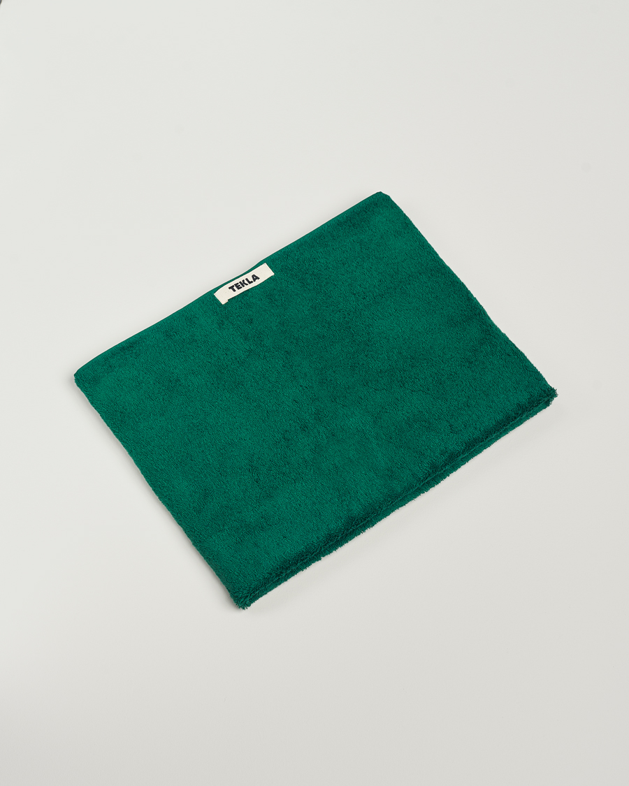 Herre | Tekstiler | Tekla | Organic Terry Bath Towel Teal Green