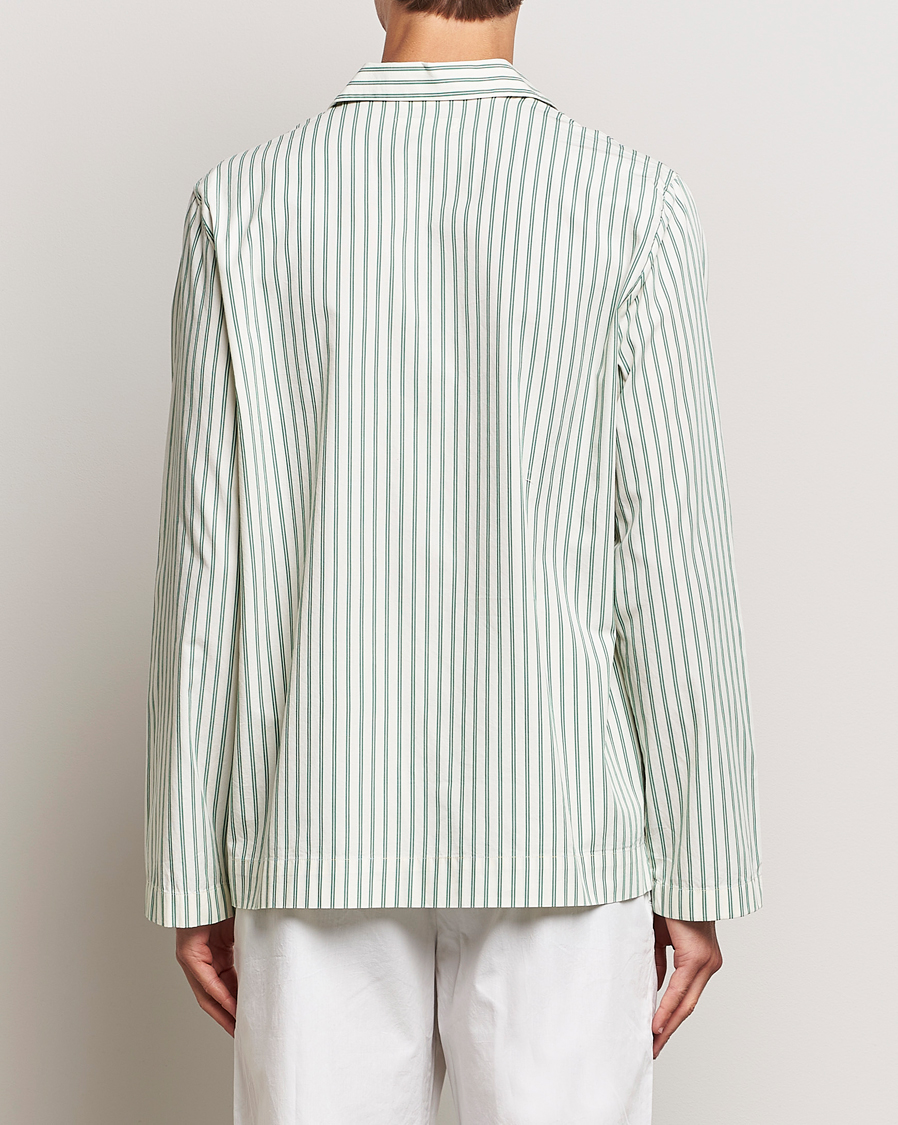 Herre | Pyjamaser og badekåper | Tekla | Poplin Pyjama Shirt Clover Stripes