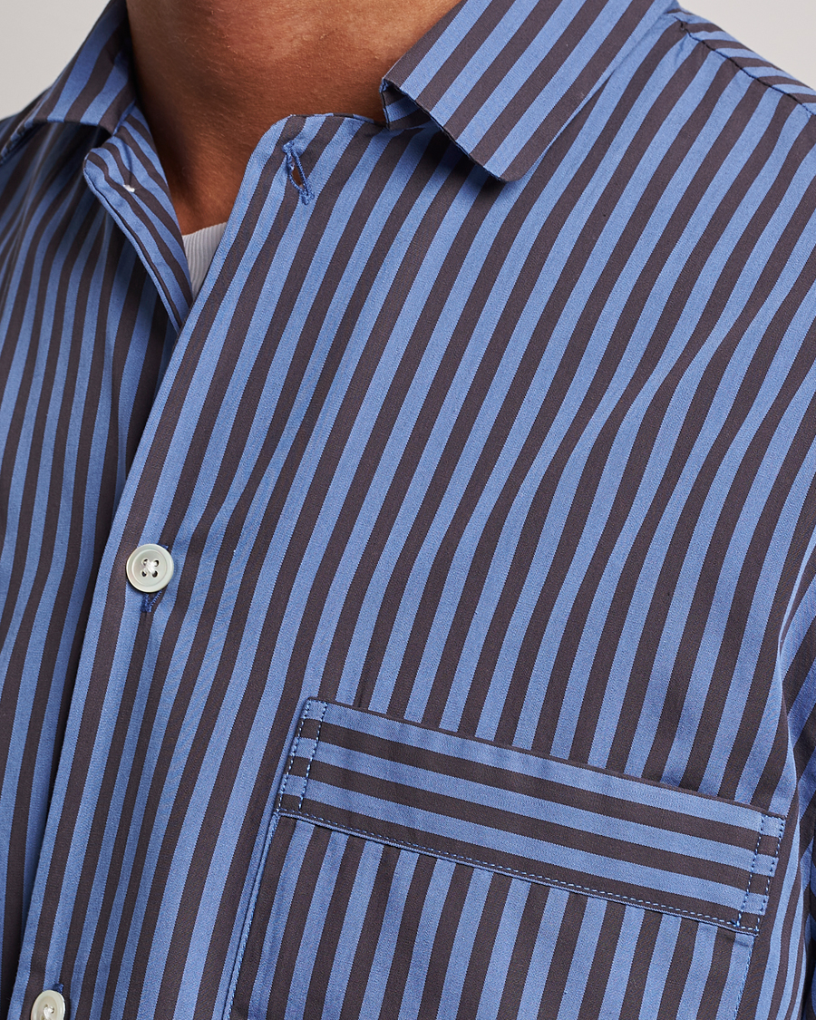 Herre | Pyjamaser og badekåper | Tekla | Poplin Pyjama Shirt Verneuil Stripes