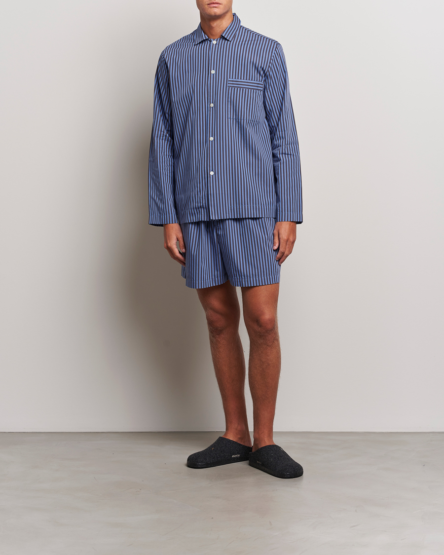 Herre | Pyjamaser og badekåper | Tekla | Poplin Pyjama Shorts Verneuil Stripes