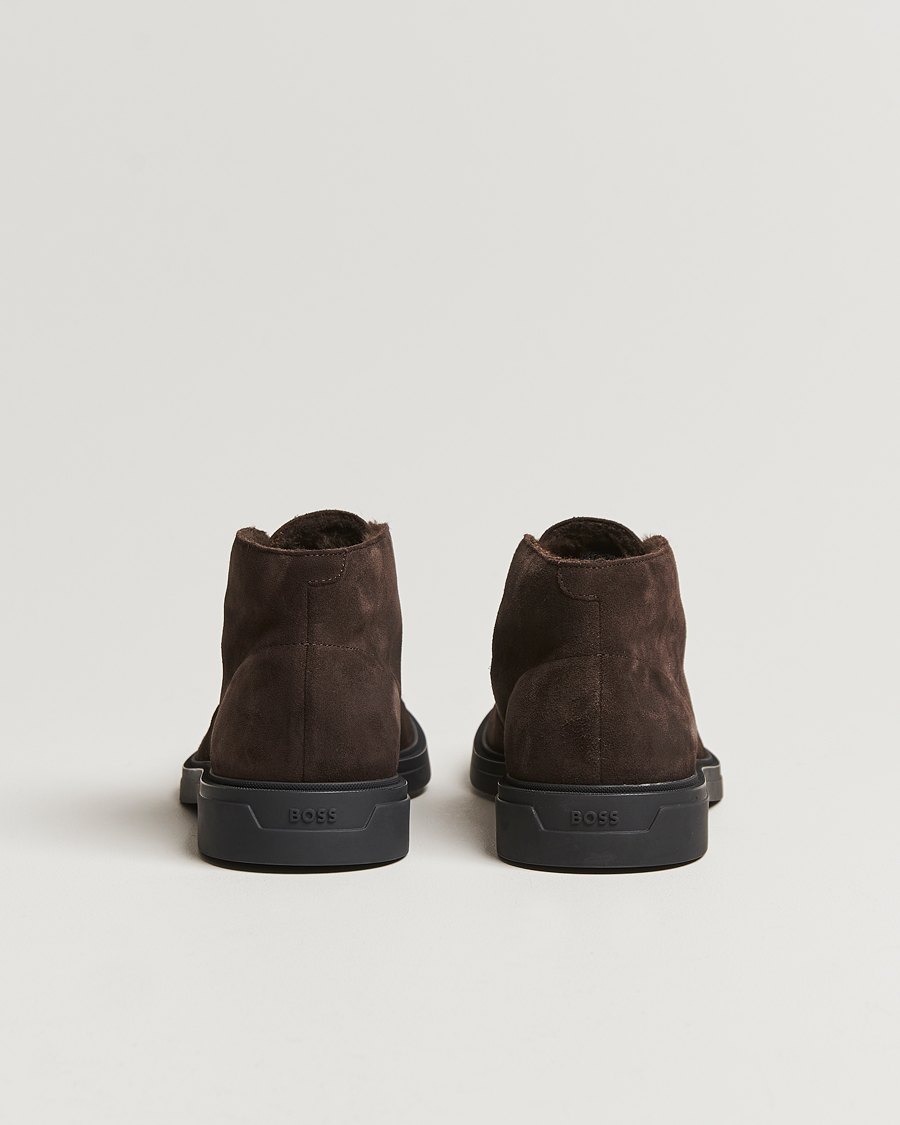 Herre | BOSS BLACK Calev Suede Chukka Boot Dark Brown | BOSS BLACK | Calev Suede Chukka Boot Dark Brown