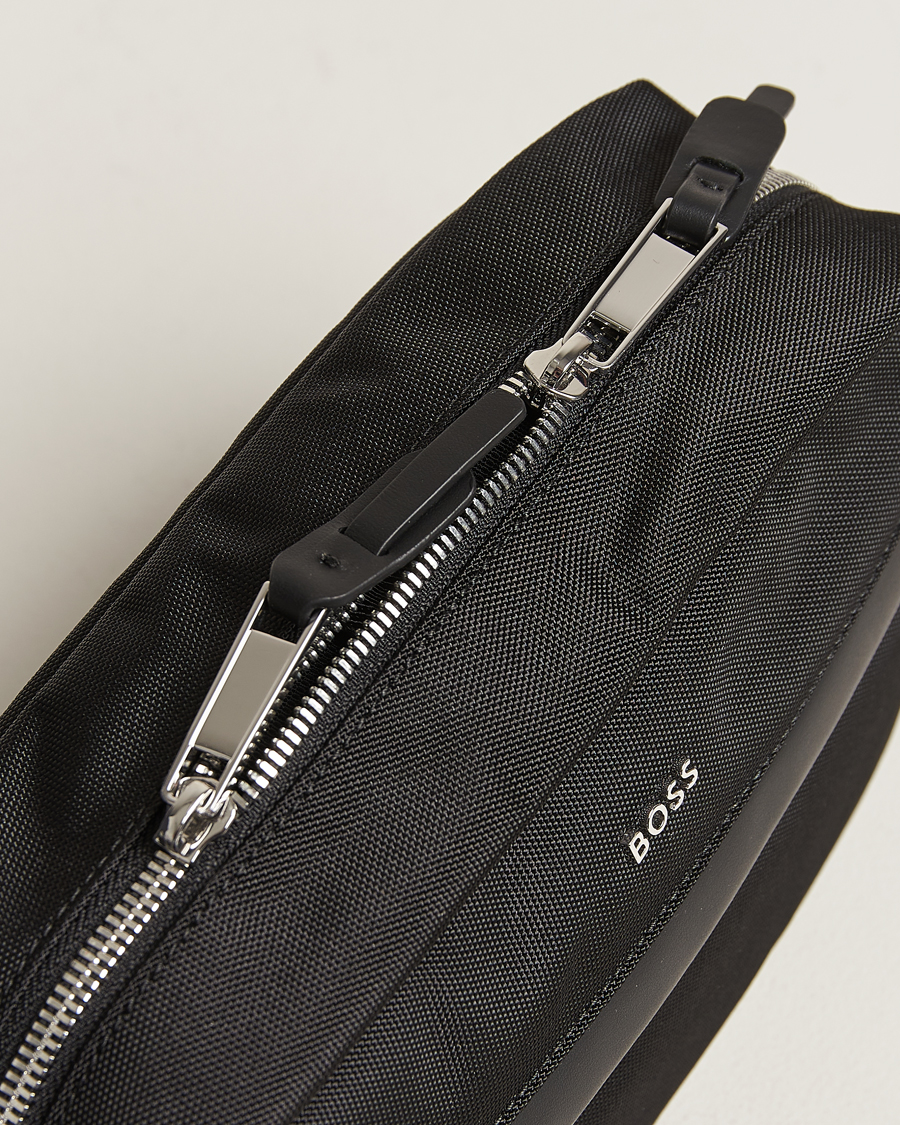 Herre | BOSS BLACK Highway Washbag Black | BOSS BLACK | Highway Washbag Black