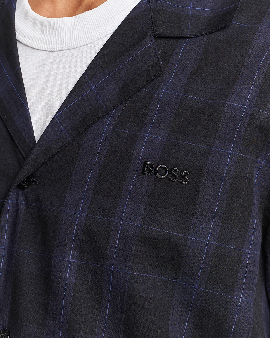 Herre | Pyjamaser og badekåper | BOSS BLACK | Urban Checked Pyjama Set Blue Multi