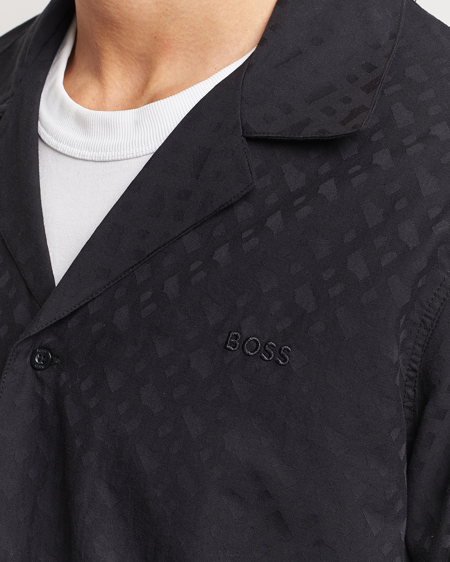 Herre | Pyjamaser og badekåper | BOSS BLACK | Premium Monogram Pyjama Set Black