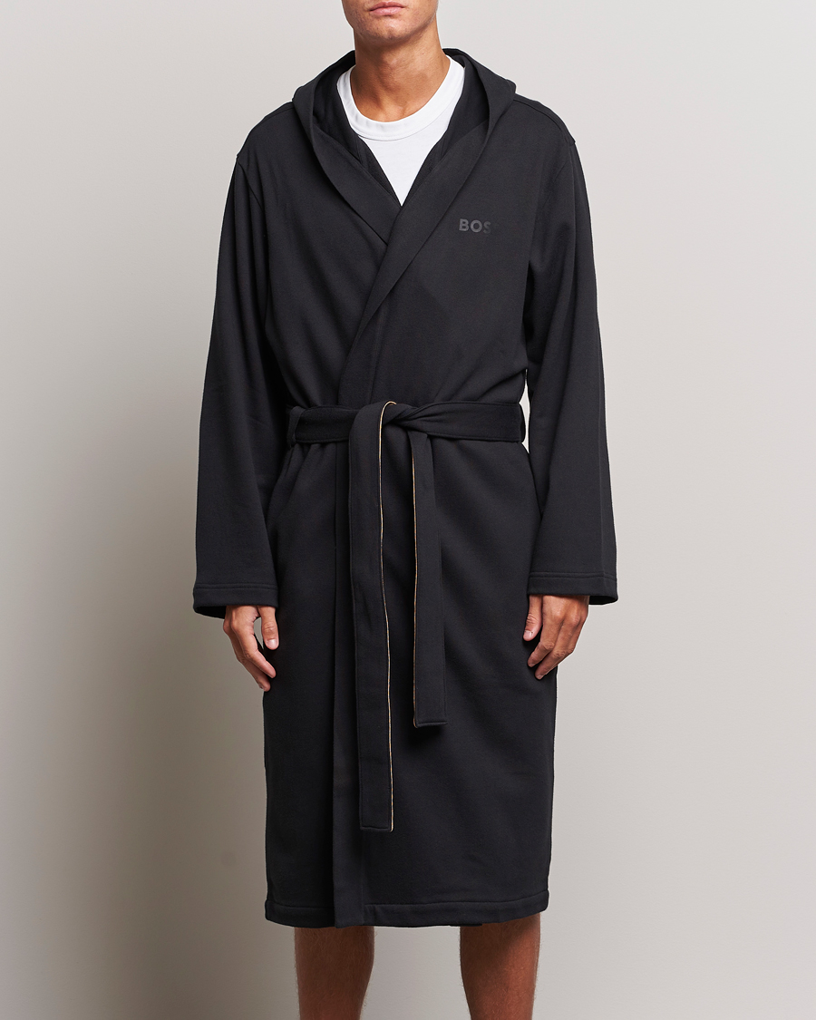 Herre | Pyjamaser og badekåper | BOSS BLACK | Iconic Terry Robe Black