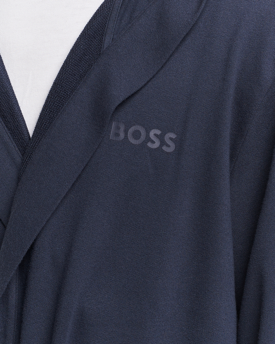 Herre | BOSS BLACK Iconic Terry Robe Dark Blue | BOSS BLACK | Iconic Terry Robe Dark Blue