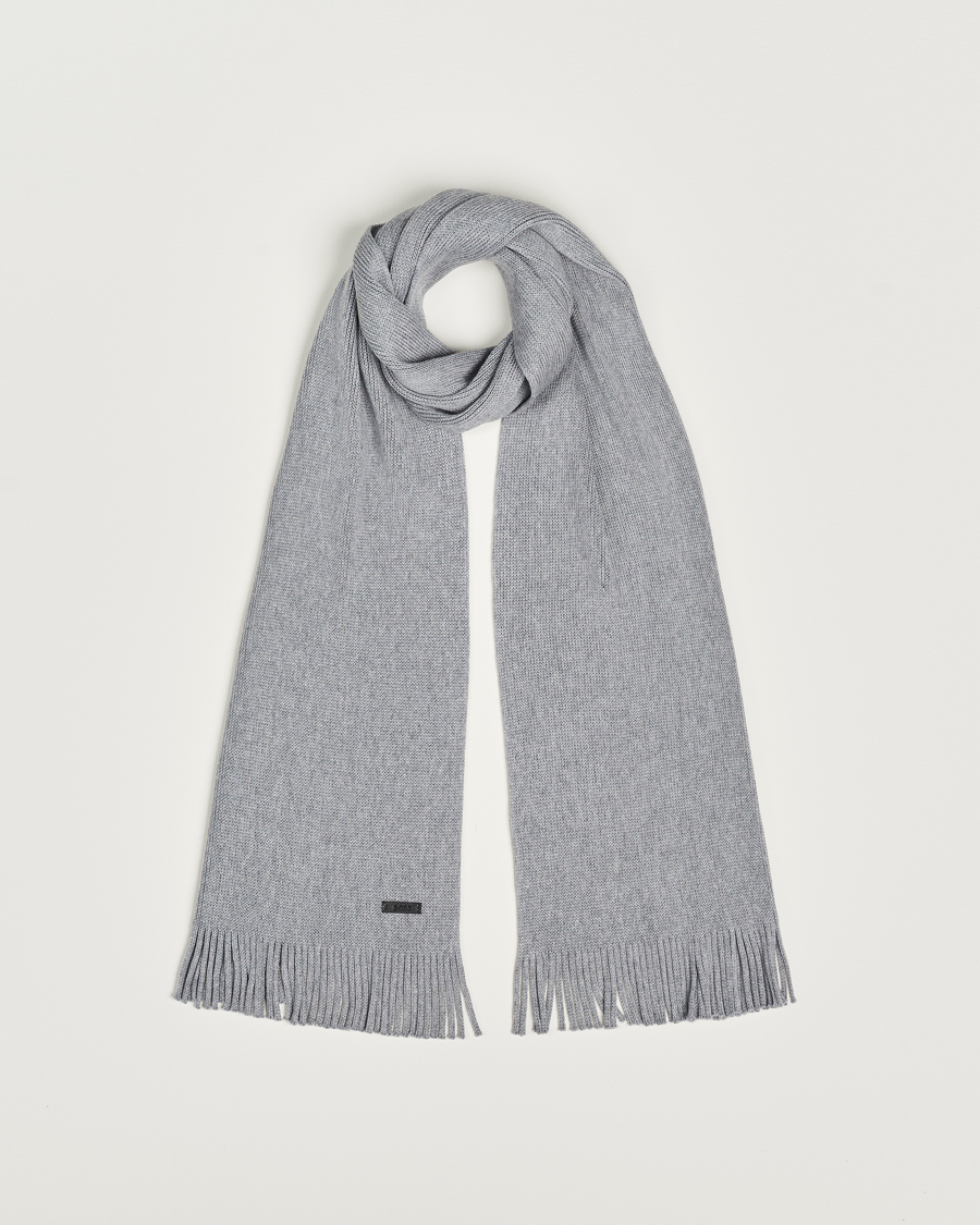 Herre | BOSS BLACK Atlas Scarf Silver | BOSS BLACK | Atlas Scarf Silver