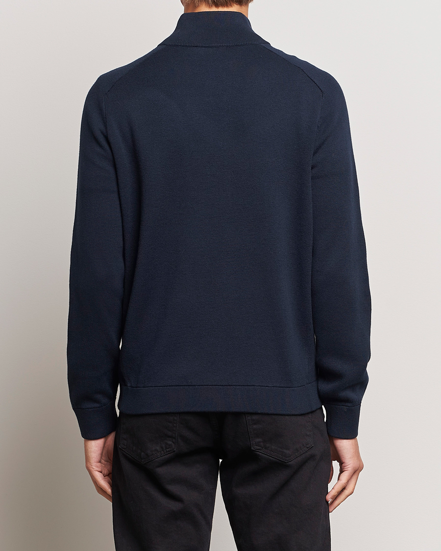 Herre | Gensere | BOSS BLACK | Medesimo Hybrid Full Zip Dark Blue