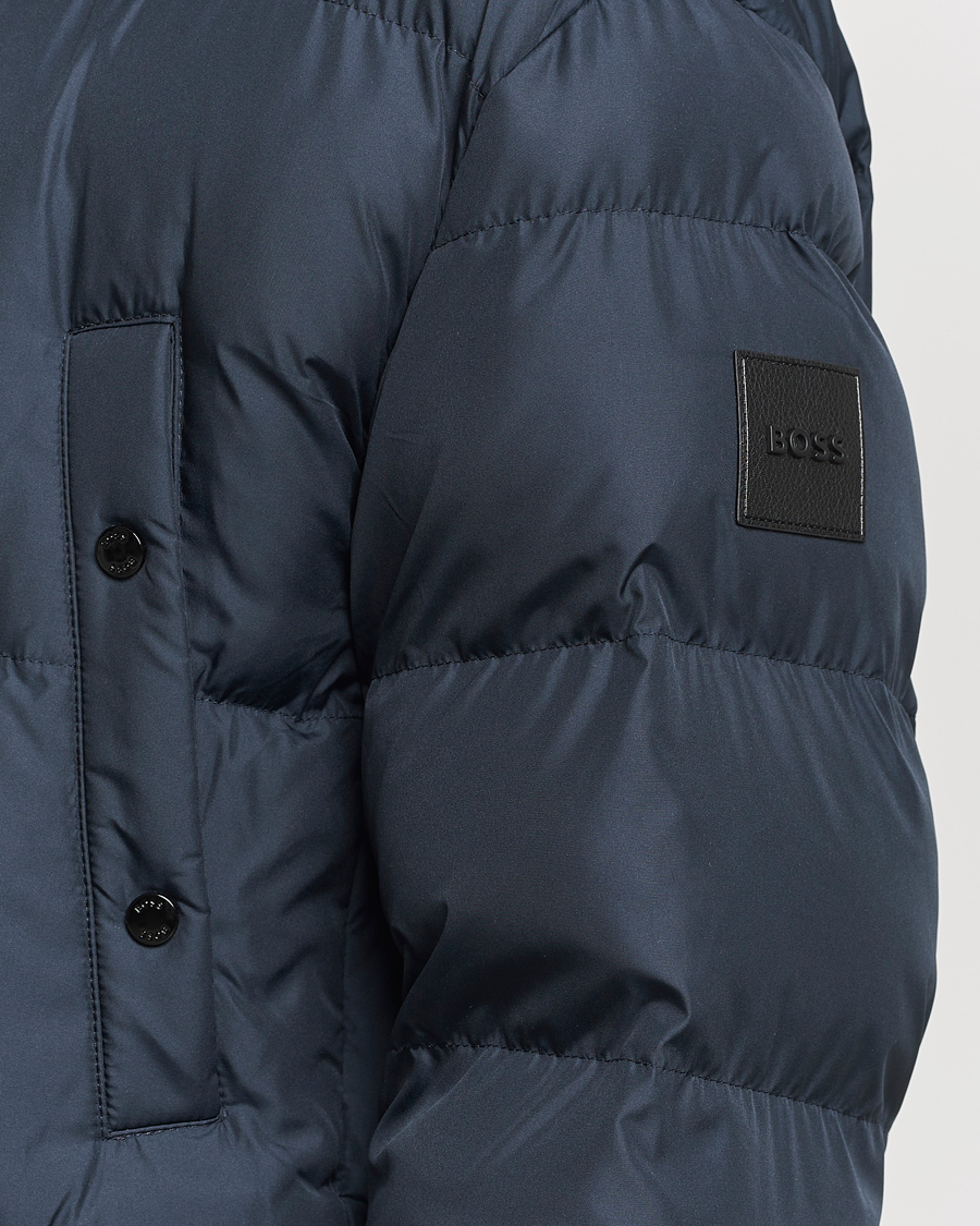 Herre | Jakker | BOSS BLACK | Condolo Puffer Parka Dark Blue