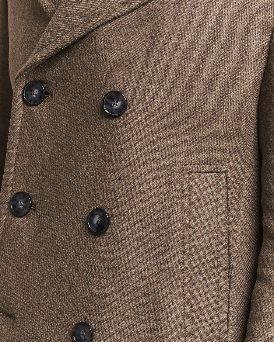 Herre | Jakker | BOSS BLACK | Hyde Peacoat Open Green