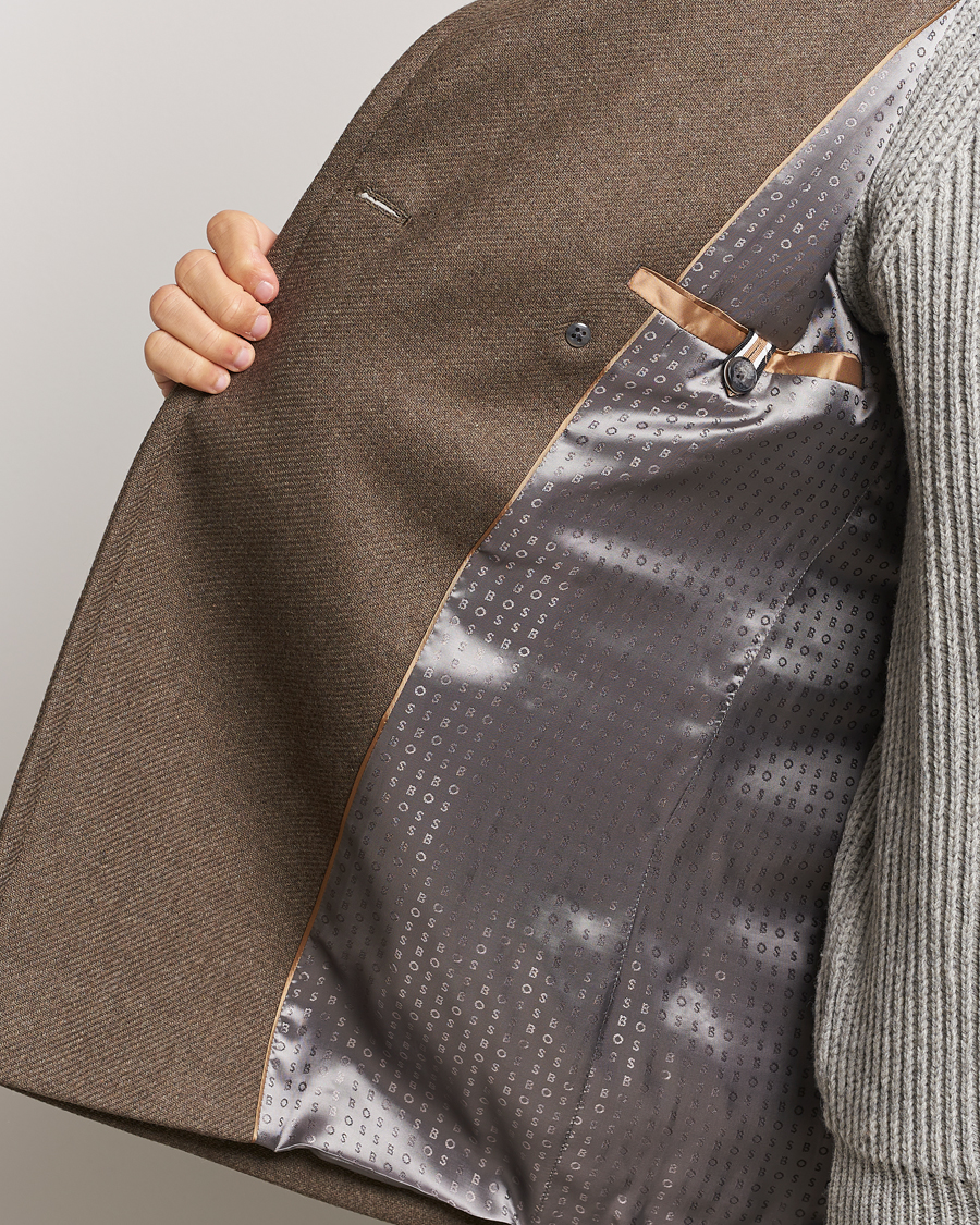 Herre | Jakker | BOSS BLACK | Hyde Peacoat Open Green