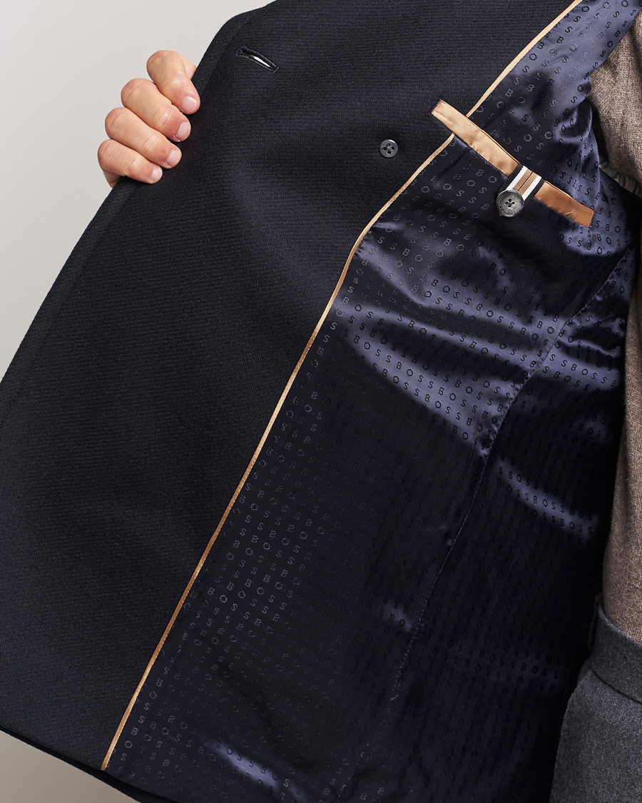 Herre | Jakker | BOSS BLACK | Hyde Peacoat Dark Blue