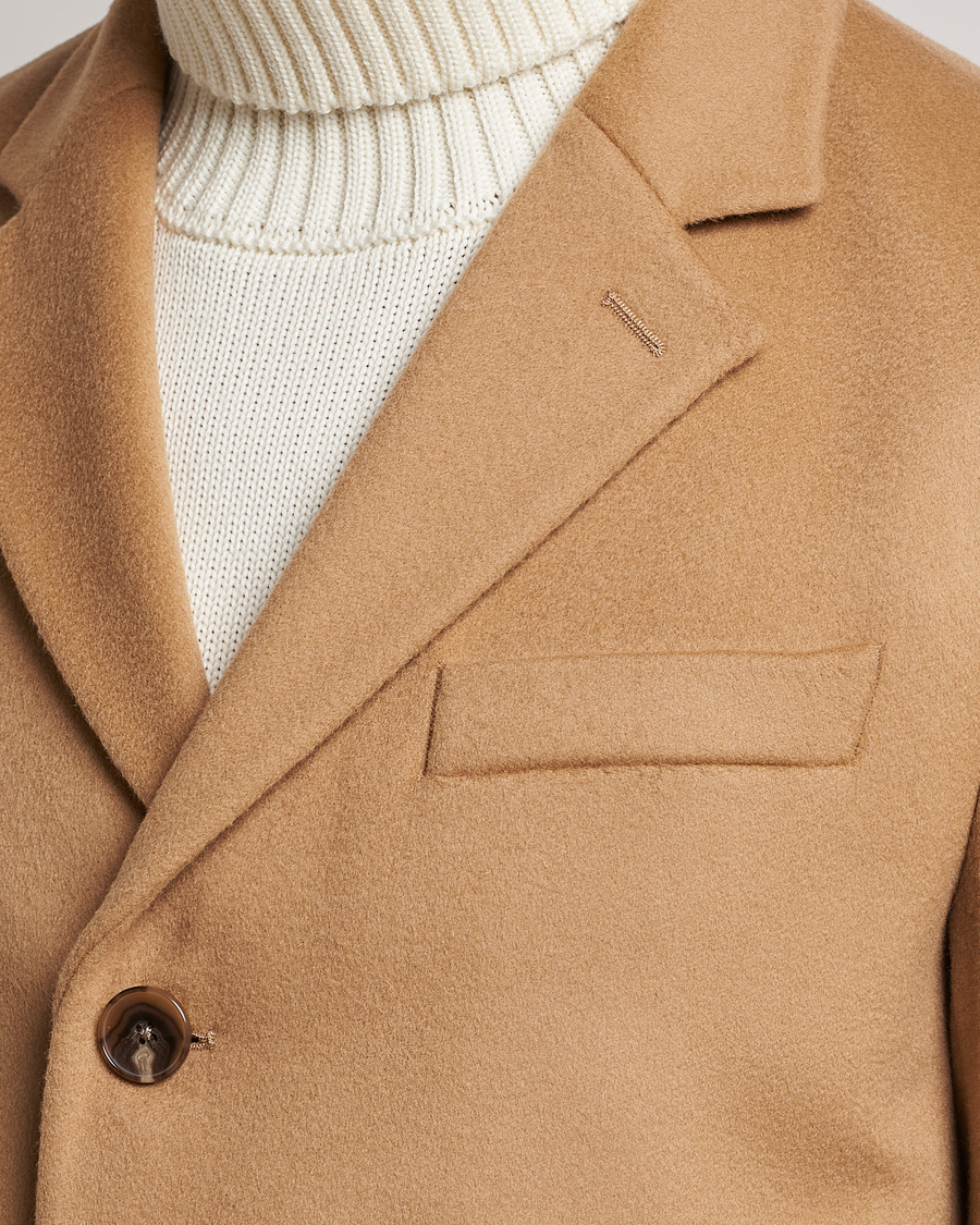 Herre | Jakker | BOSS BLACK | Hyde Wool/Cashmere Coat Medium Beige