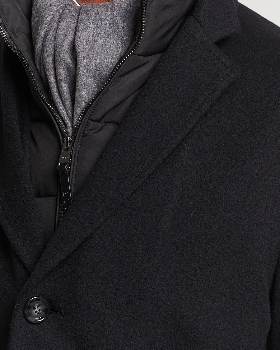Herre | Jakker | BOSS BLACK | Hyde Wool Bib Coat Black