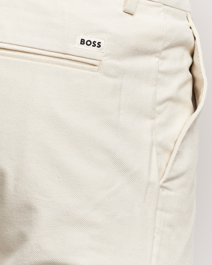 Herre | Bukser | BOSS BLACK | Kaito1 Structured Chinos Open White