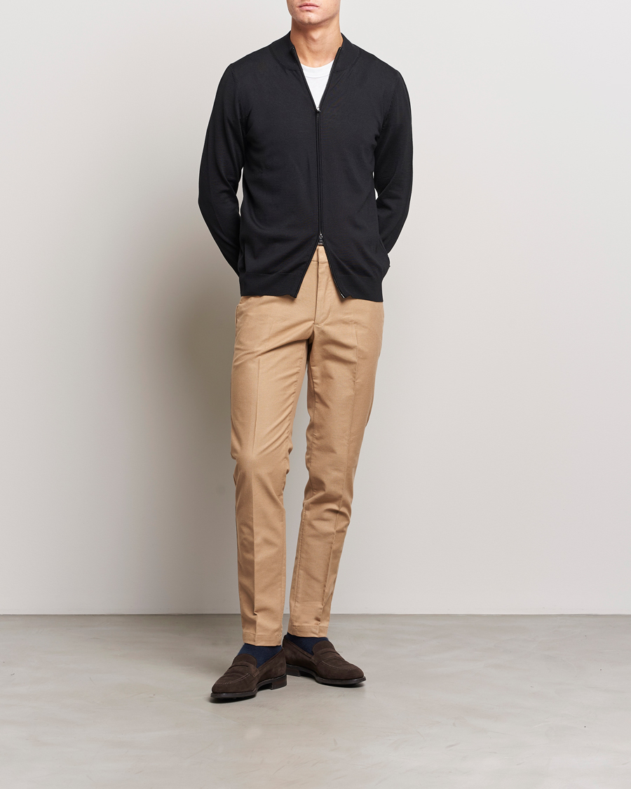 Herre | Bukser | BOSS BLACK | Kaito1 Structured Chinos Medium Beige