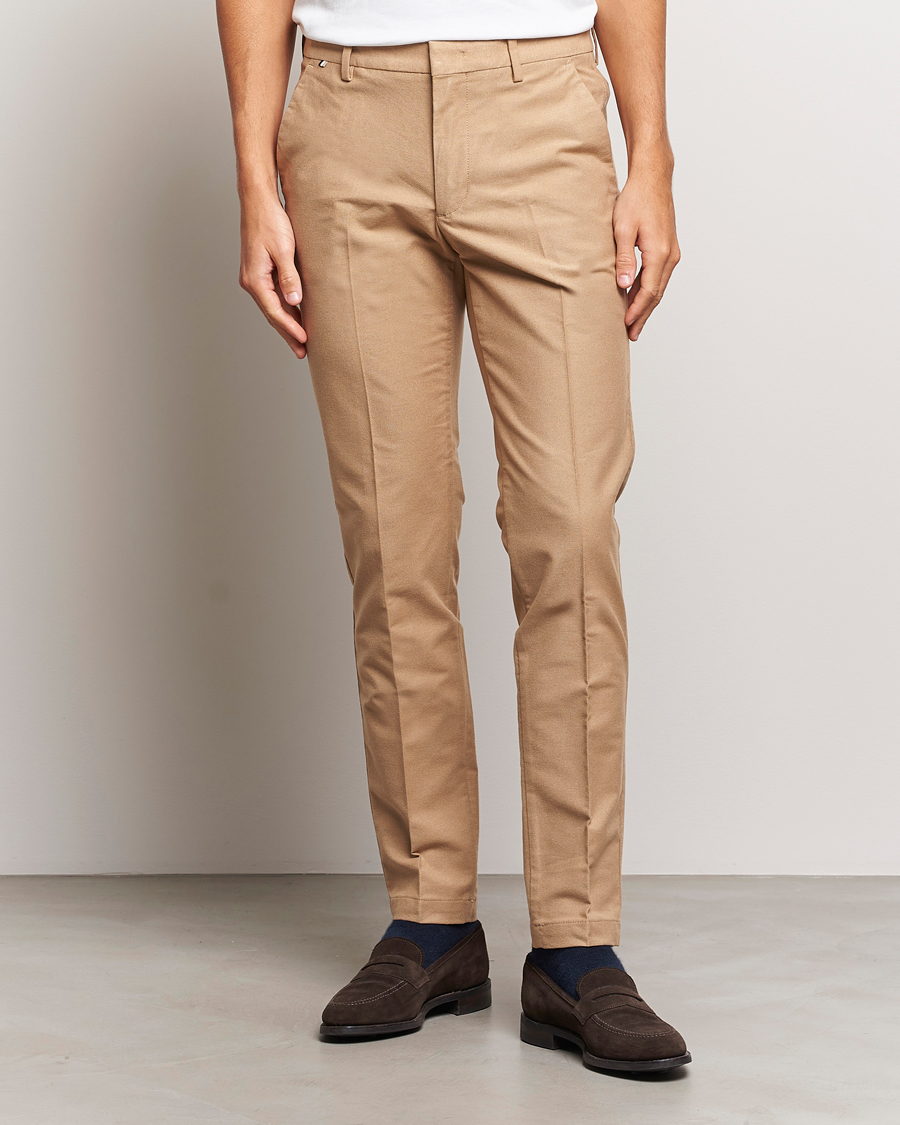 Herre | | BOSS BLACK | Kaito1 Structured Chinos Medium Beige
