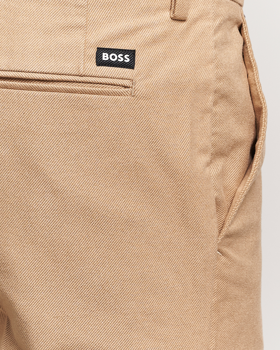 Herre | Bukser | BOSS BLACK | Kaito1 Structured Chinos Medium Beige