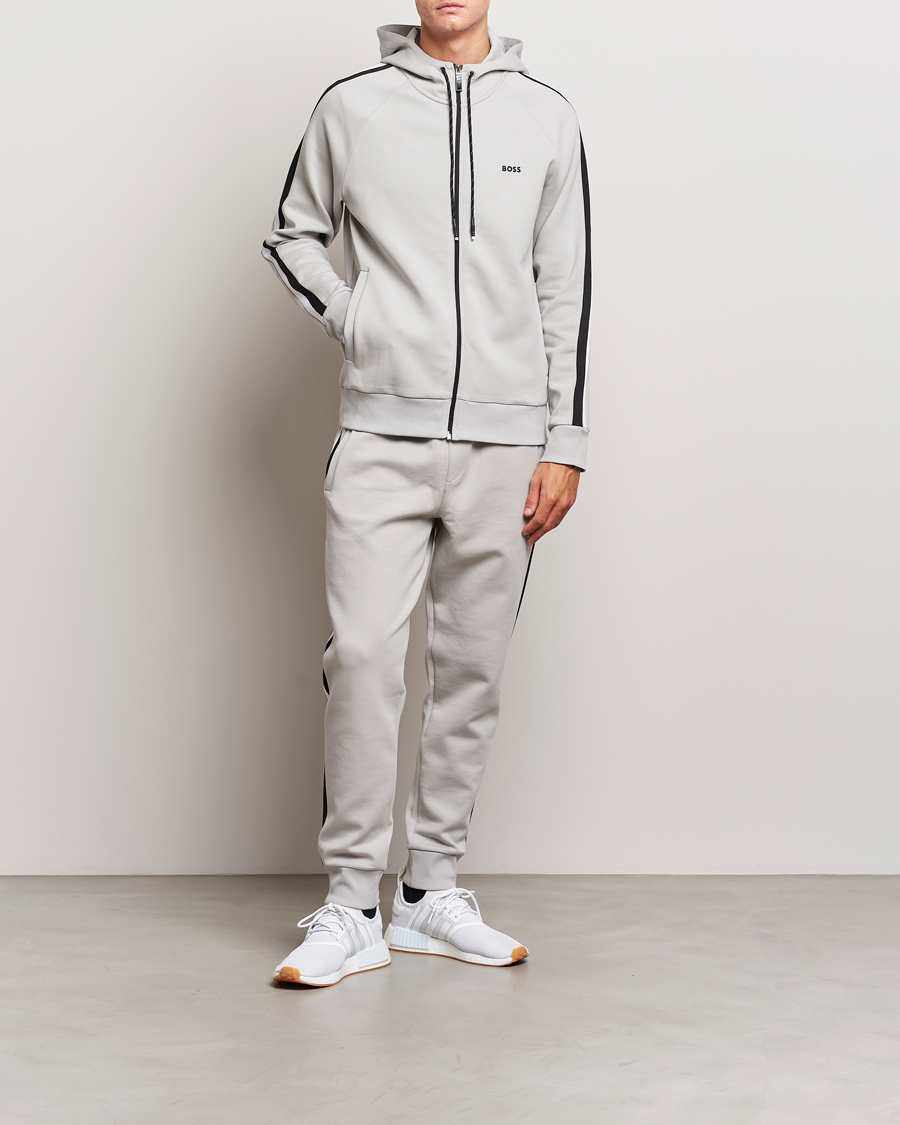 Herre | Gensere | BOSS GREEN | Tracksuit Set Open Grey